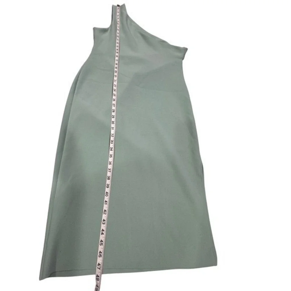 Petal Pup -Nadene one Shoulder Midi Dress Mint Green Size US 14 - Picture 3 of 9